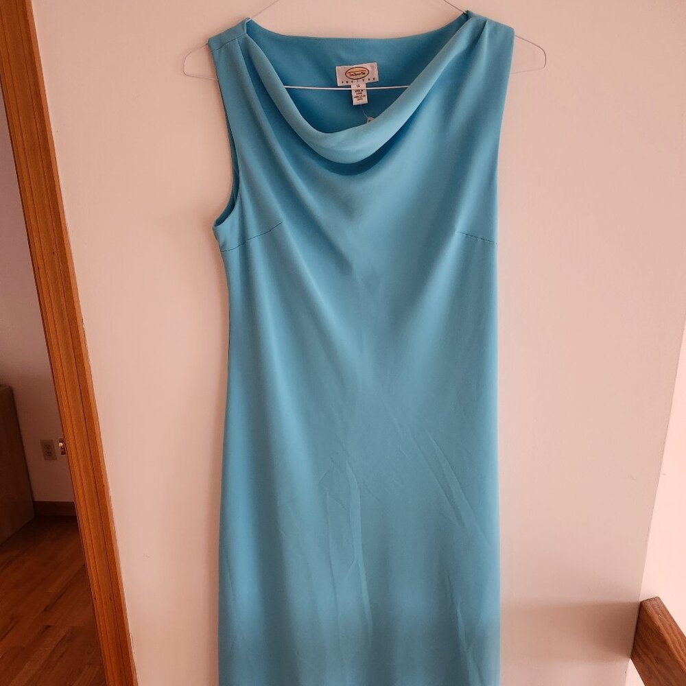 NEW with tags Talbots aqua blue cocktail dress